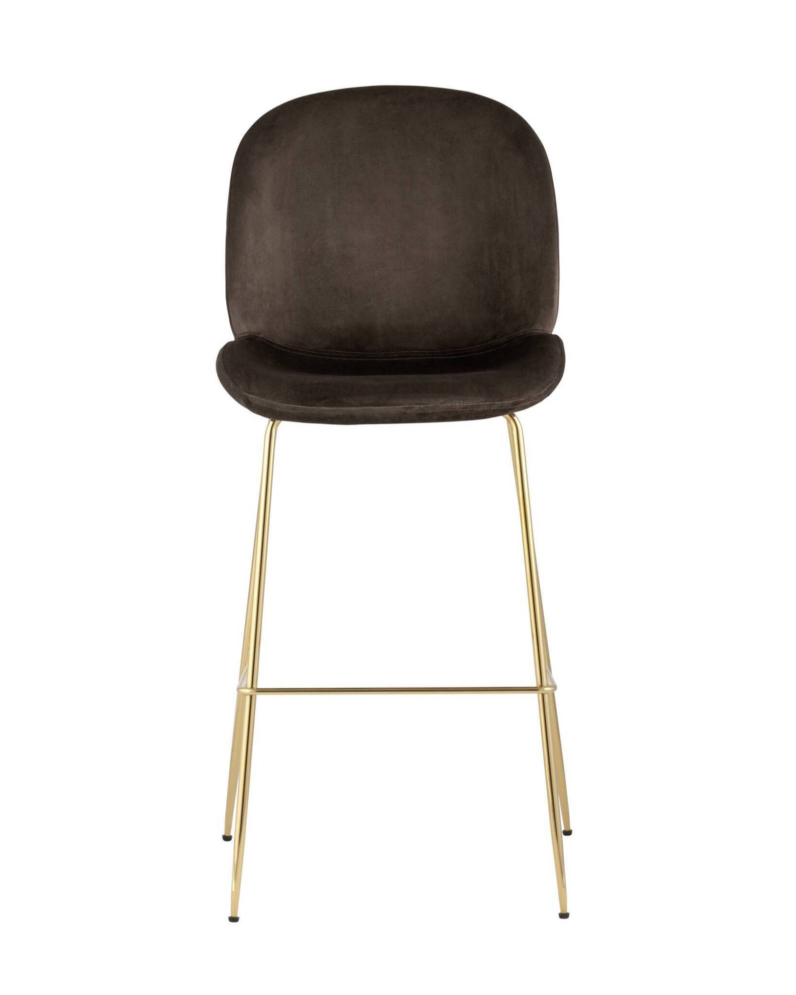 Стул барный Beetle со спинкой коричневый Stool Group