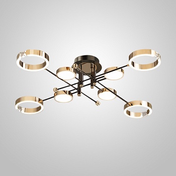 Потолочная люстра SELLIF CH L8 Brass by ImperiumLoft