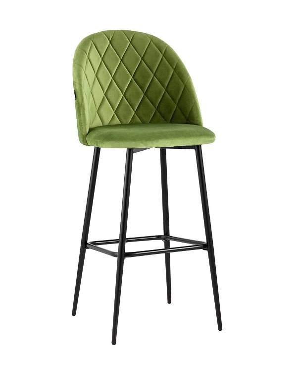 Стул барный Марсель велюр травяной Stool Group