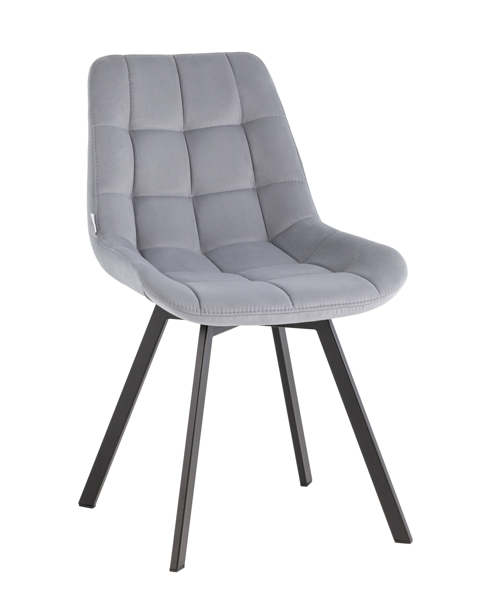 Стул вращающийся Флекс велюр велютто серый Stool Group