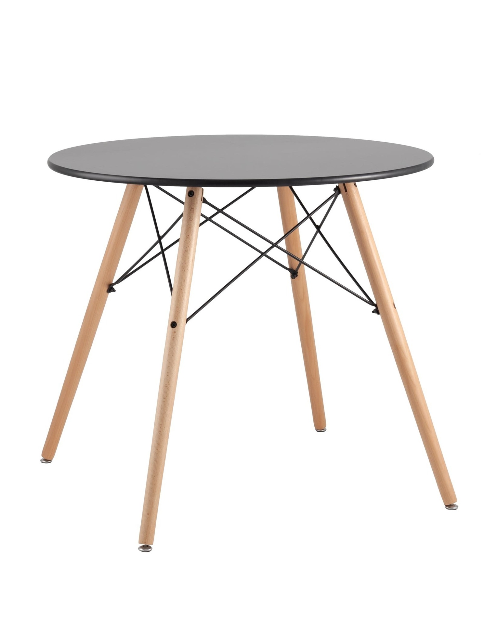 Стол DSW D80 черный Stool Group