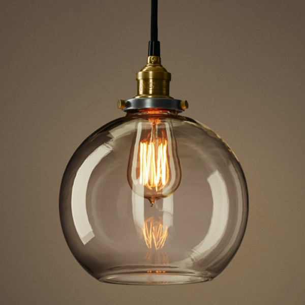 Подвесной Светильник Loft Clear Glass Sphere Cloche By Imperiumloft