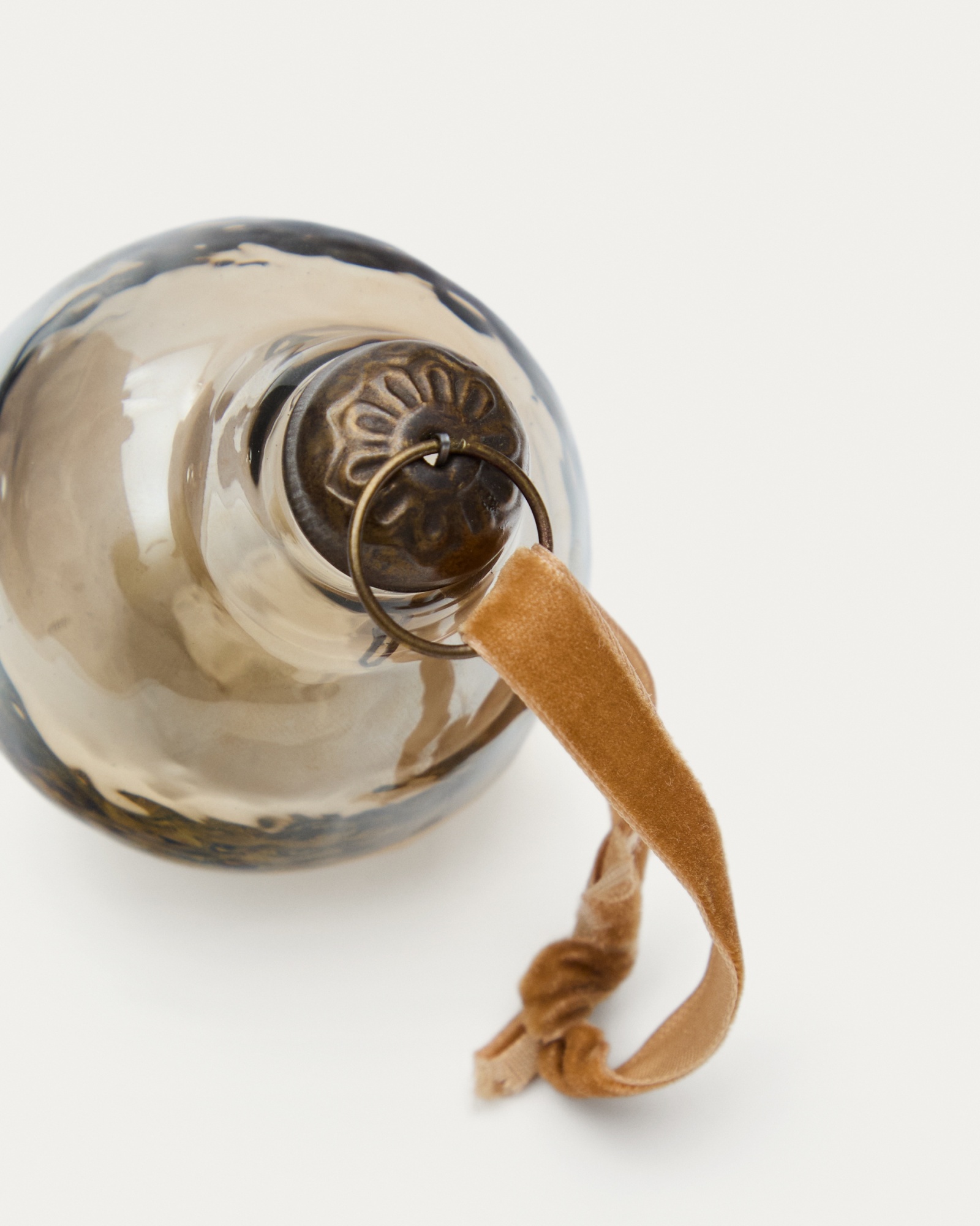 Набор из 4 рождественских шаров Piril из коричневого переработанного стекла, Ø 6 см La Forma (ex Julia Grup)