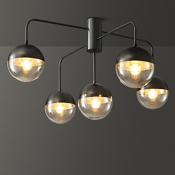 Потолочная люстра SVANTE Black by ImperiumLoft