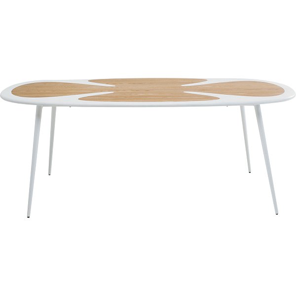 Стол KARE x Karim Rashid Petal Nature White 200x100cm KARE 70857