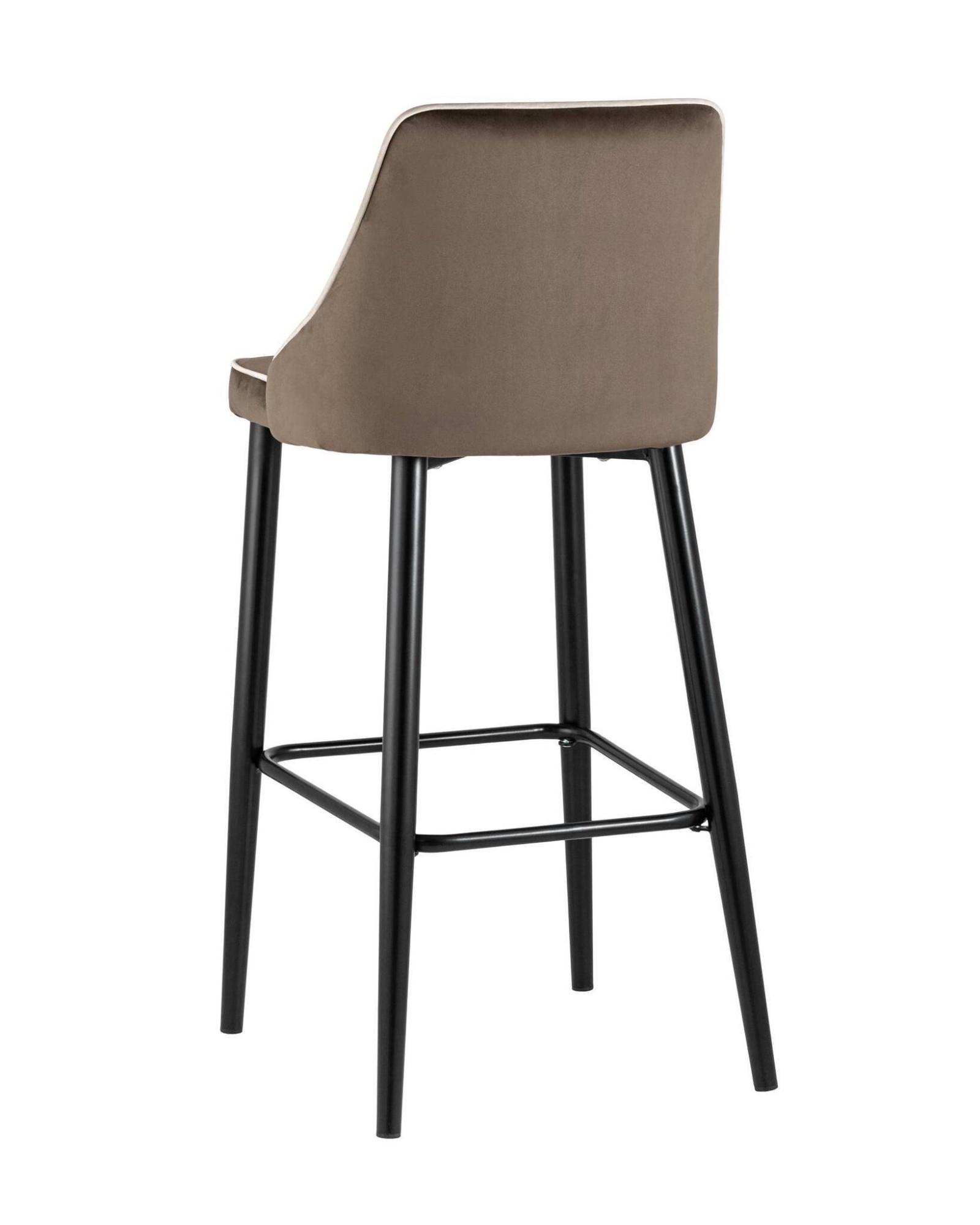 Стул барный Коби велюр коричневый Stool Group