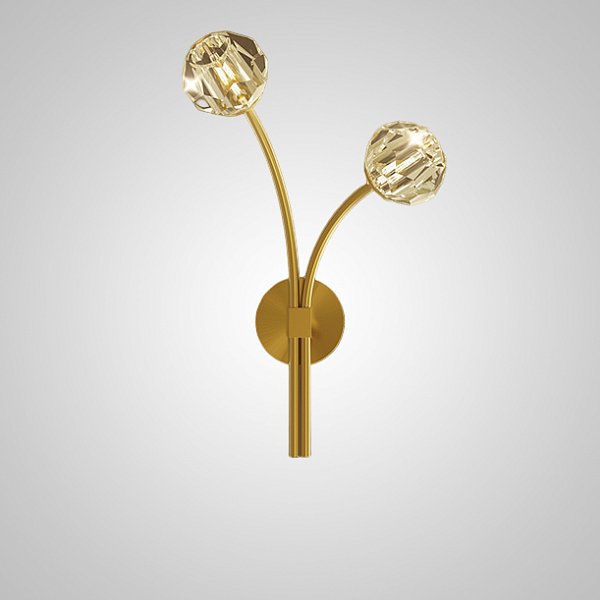 Настенный светильник RH E WALL L2 Right Brass by ImperiumLoft