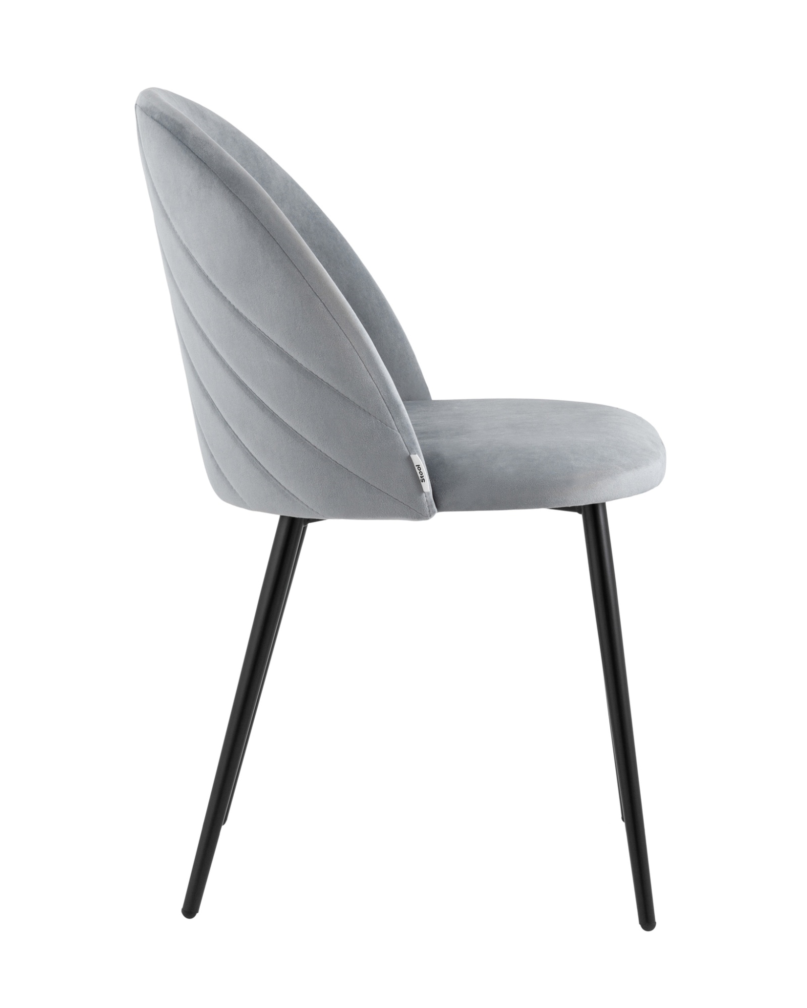 Стул Фолио велюр серый Stool Group