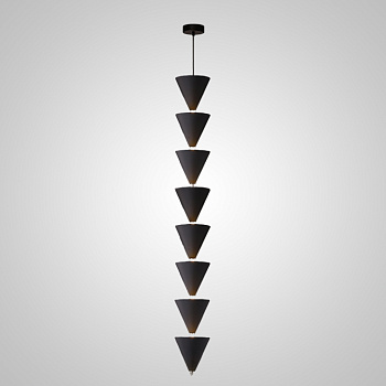 Подвесной светильник LESTER H110 Black by ImperiumLoft