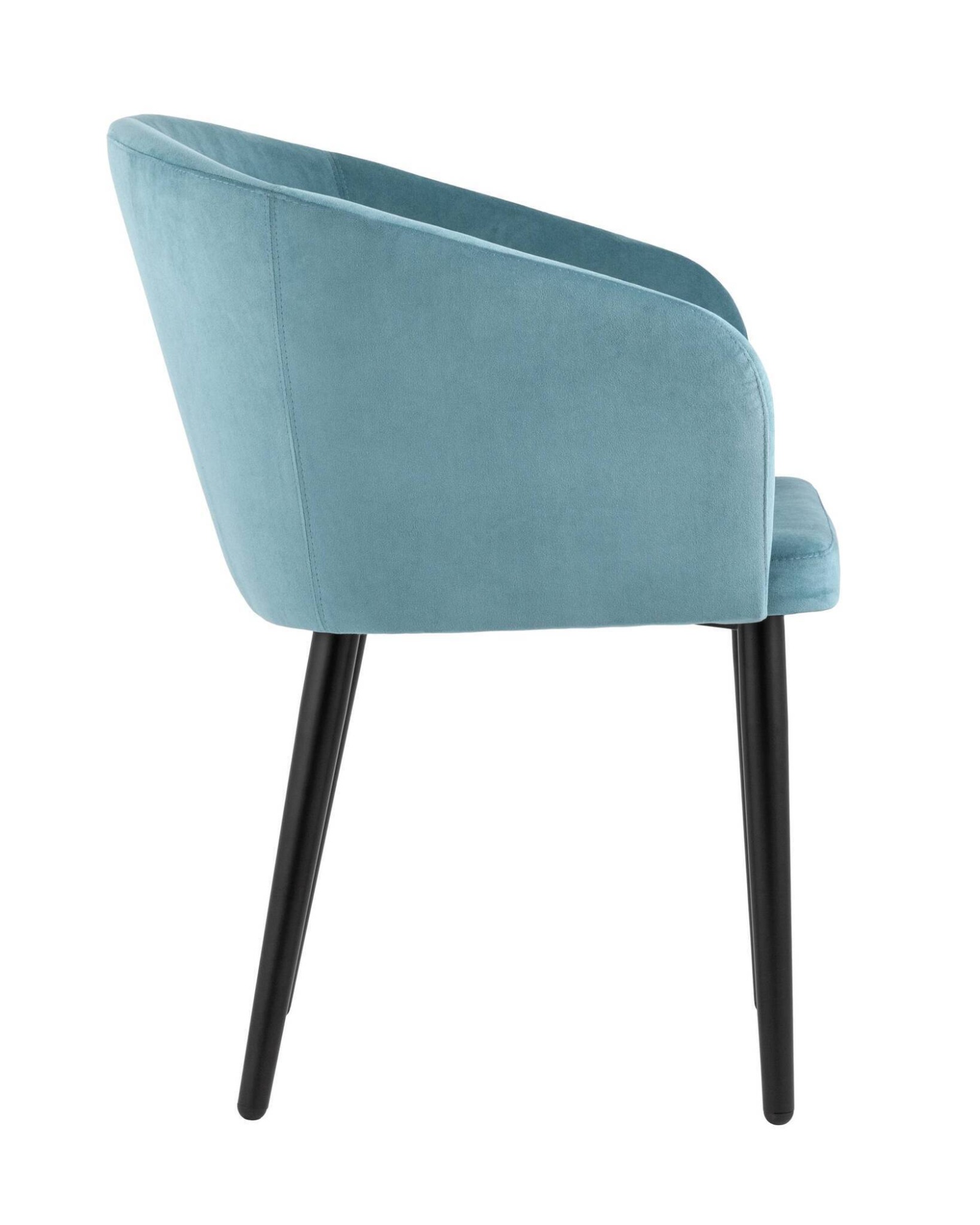 Кресло Ральф велюр пыльно-голубой Stool Group