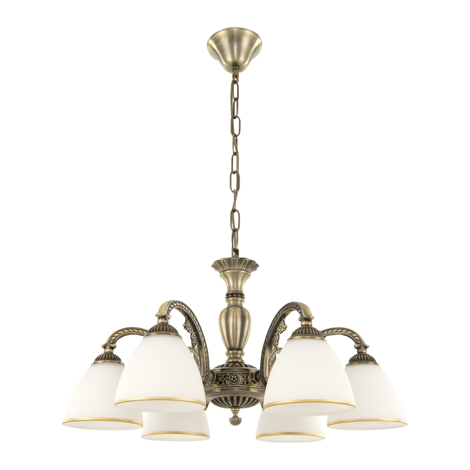 Люстра с плафонами 340837/6 AB Arte Milano