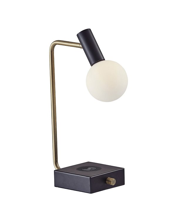 Настольная лампа Ньют с беспроводной зарядкой Louvre Home LHLTL231123JIg