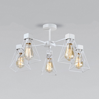 Люстра на штанге Eurosvet 70107/5 белый