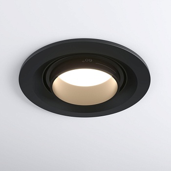 Встраиваемый светильник Elektrostandard 9920 LED 15W 3000K черный