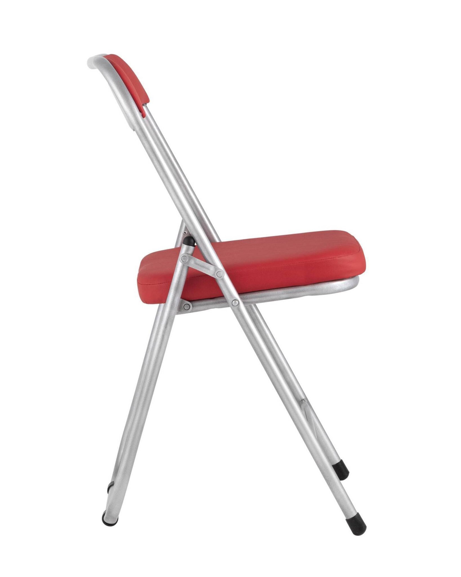 Стул складной ДЖОН металлик, красный Stool Group