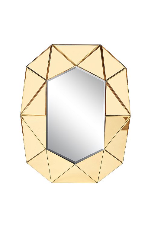 Зеркало в золотой зеркальной раме Garda Decor KFG132