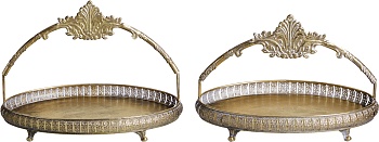 Блюда с ручками Эфиопия, набор Glasar 57-245