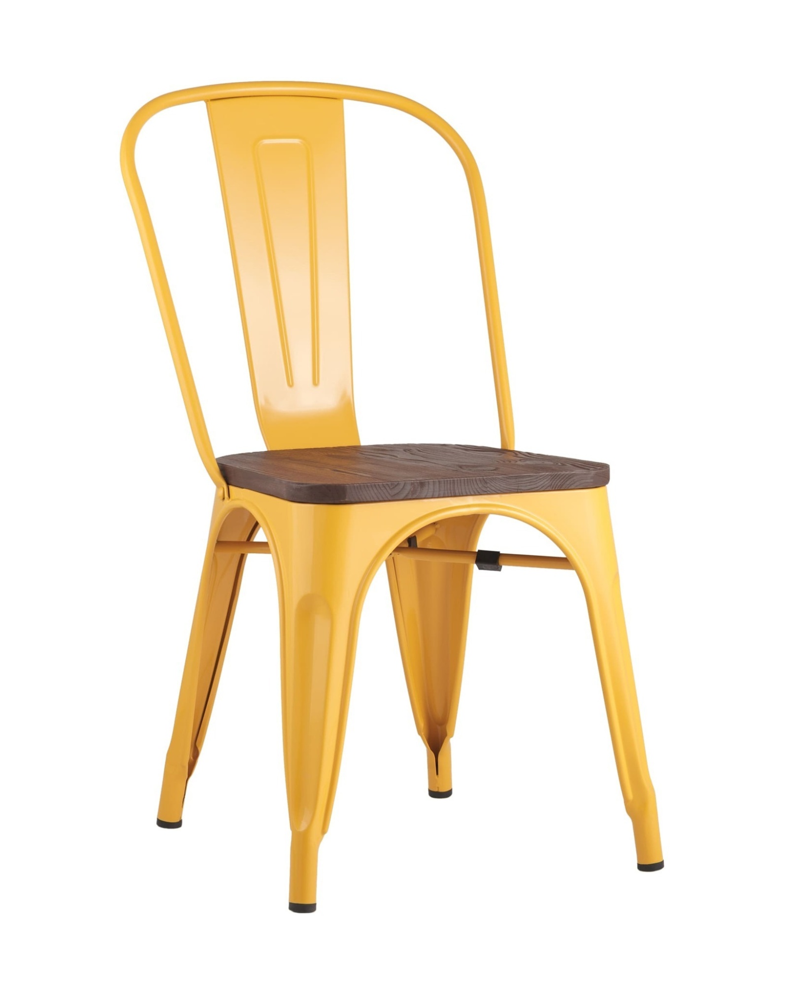 Стул TOLIX WOOD желтый Stool Group