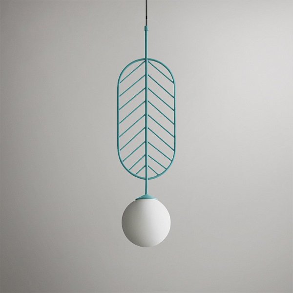 Подвесной Светильник Leaf C Голубой By Imperiumloft