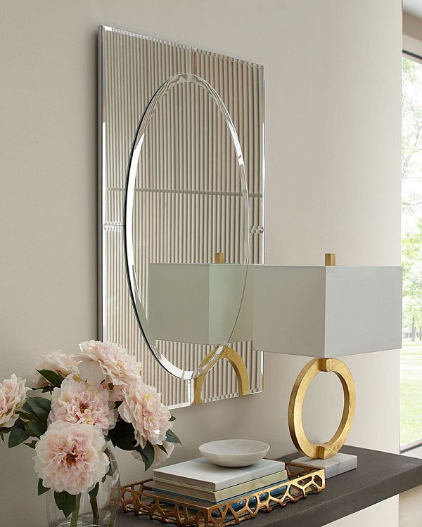 Зеркало в зеркальной раме Louvre Home Корк LHDWM7521RJ