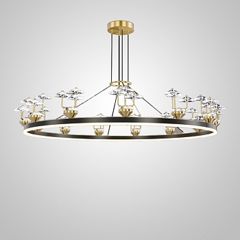 Подвесная люстра DOVRA D120 Black by ImperiumLoft