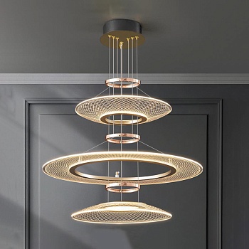 Кольцевая люстра ISTRAL D38+60+38 by ImperiumLoft