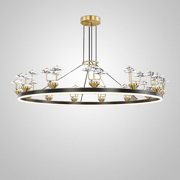 Подвесная люстра DOVRA D120 Black by ImperiumLoft