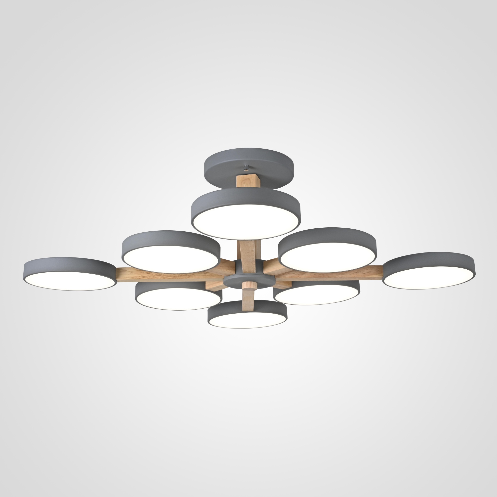 Потолочный светильник TURNA L8 Grey by ImperiumLoft