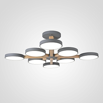 Потолочный светильник TURNA L8 Grey by ImperiumLoft