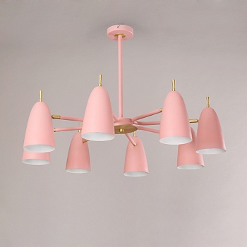 Люстра на штанге PINNACLE D86 Pink by ImperiumLoft