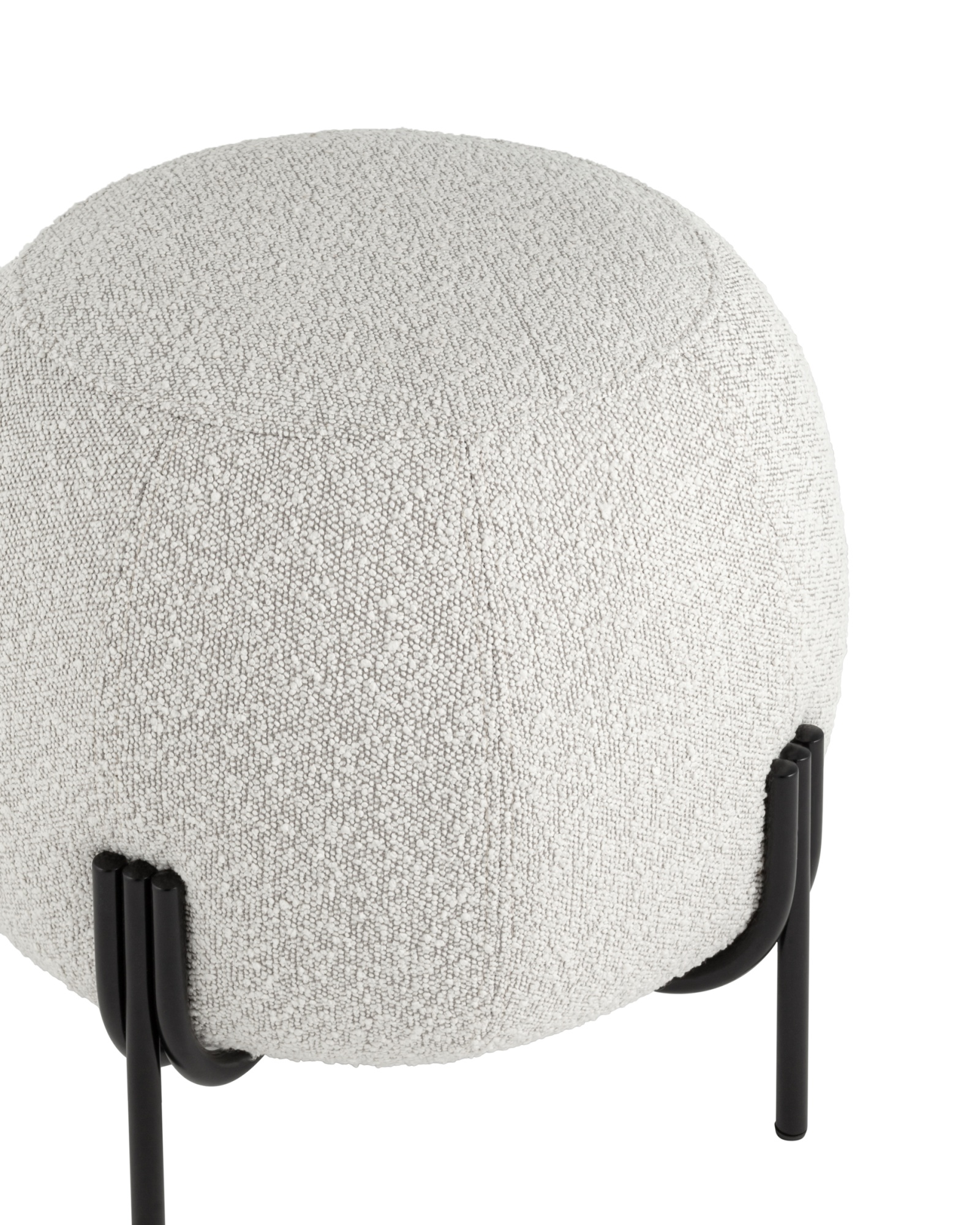 Пуф Флик букле молочный Stool Group