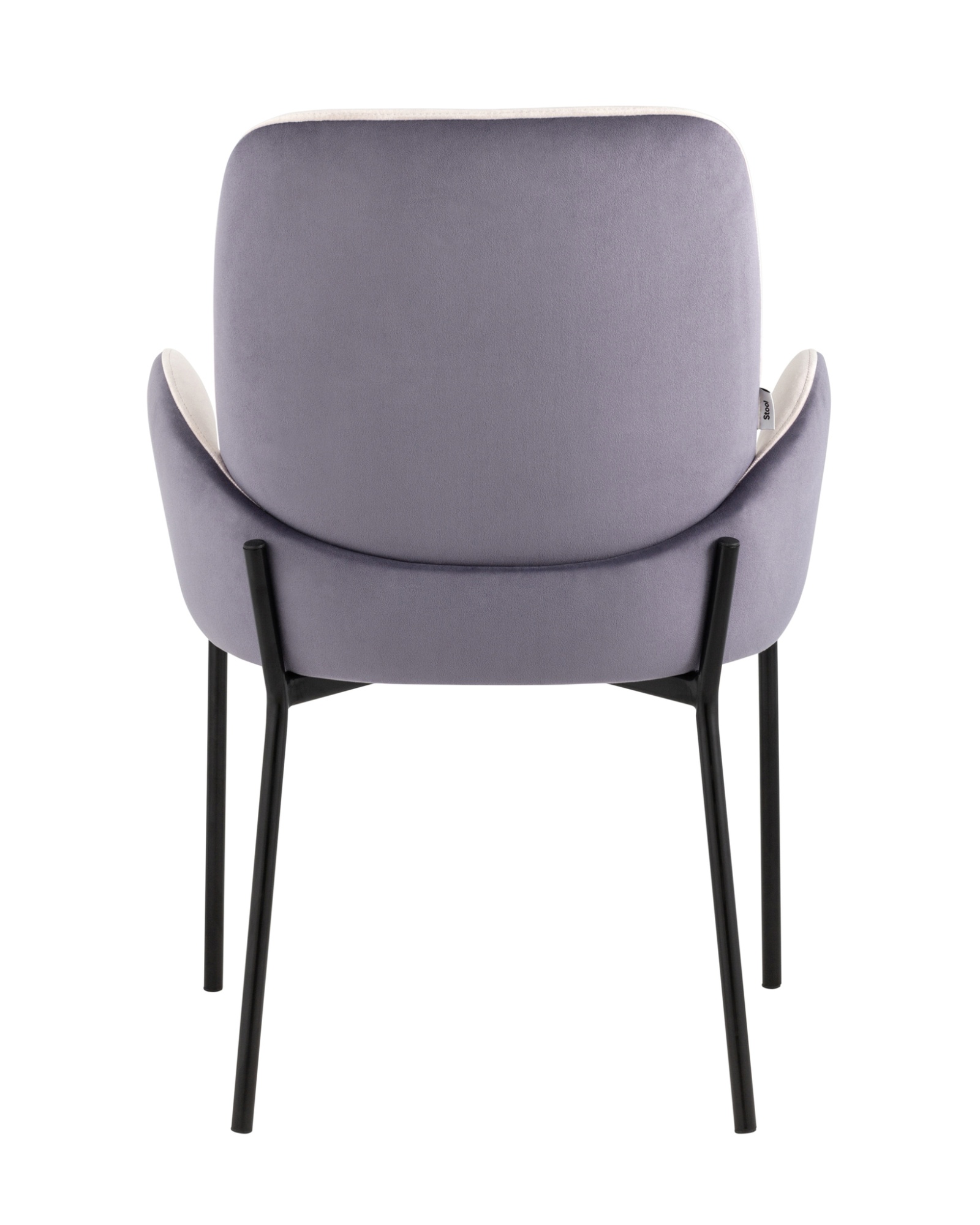 Стул Дивора велюр светло-розовый с пыльно-сиреневой спинкой Stool Group