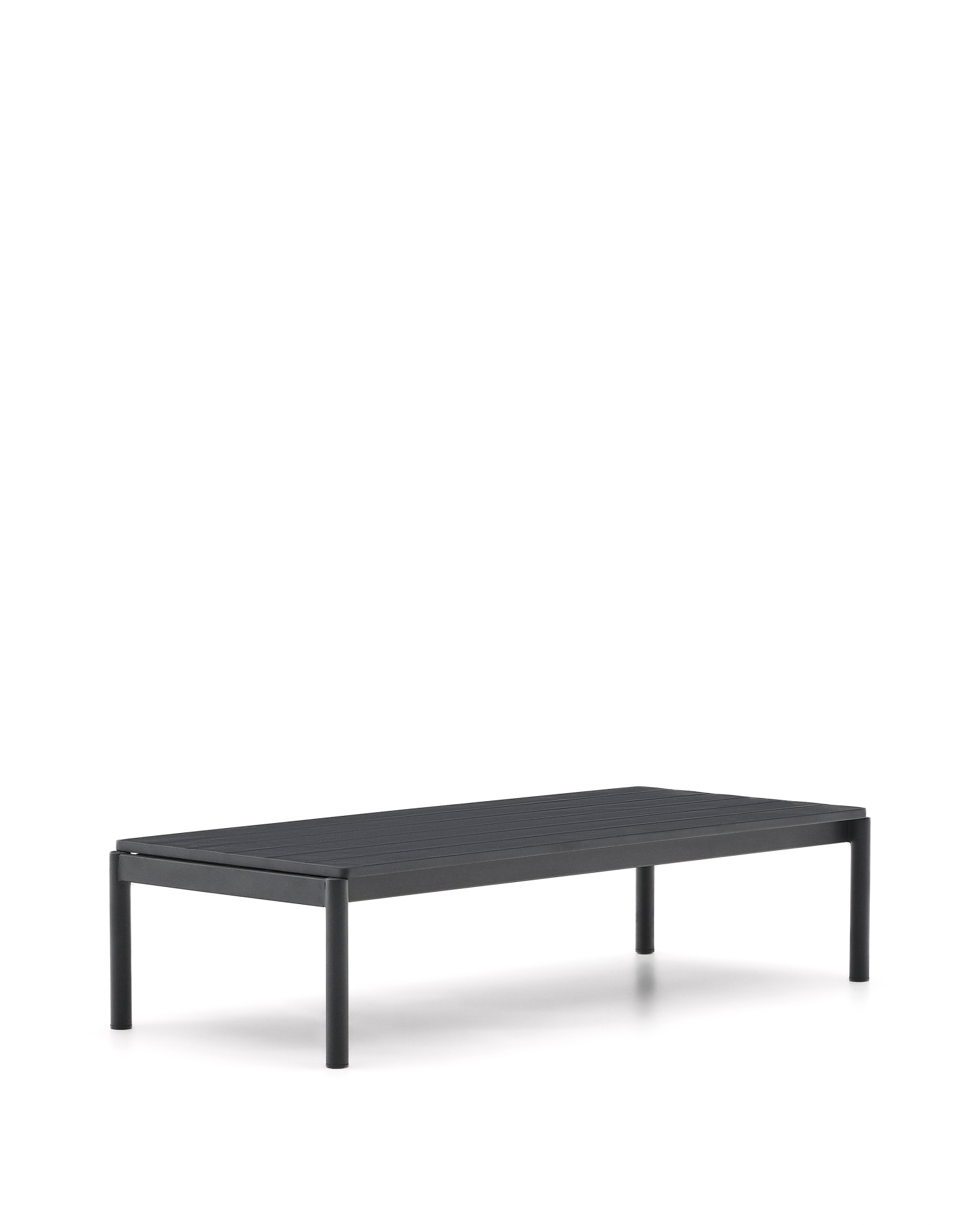 Журнальный столик Sorells из серого алюминия 63 x 149 см La Forma (ex Julia Grup)