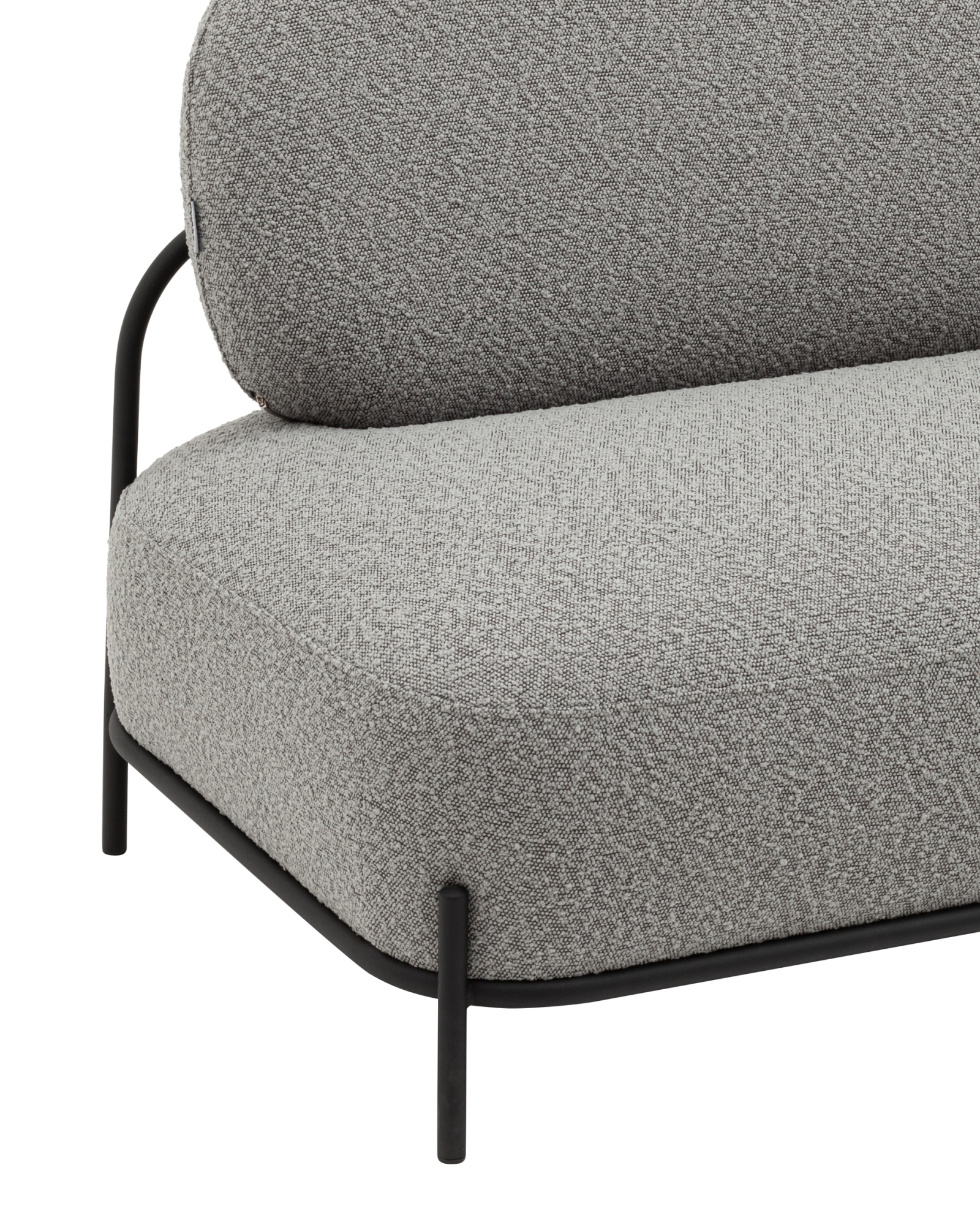 Диван Стоун ткань букле серый Stool Group