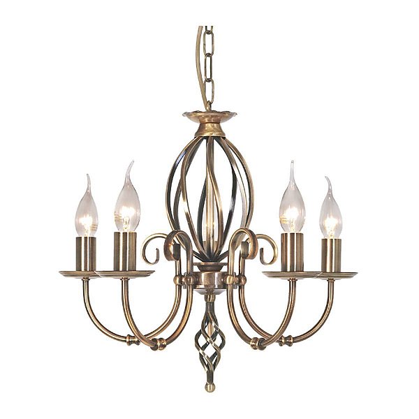 Люстра Elstead ART5 AGD BRASS