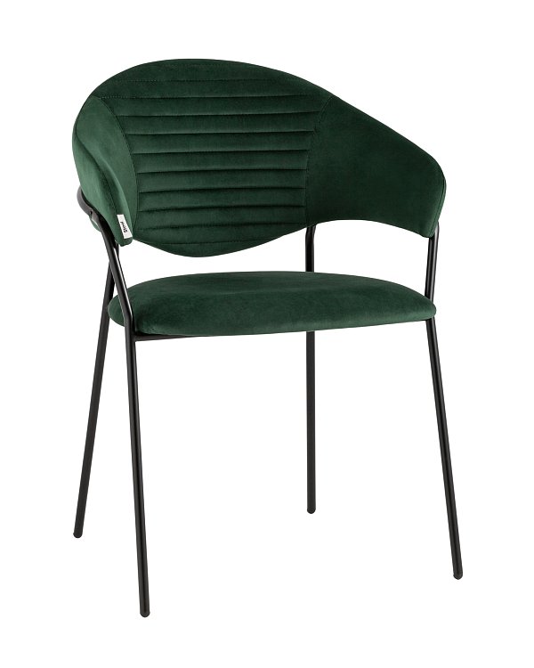 Стул Алексис велюр зелёный Stool Group