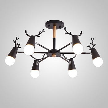 Подвесная люстра DEERCH D65 Black by ImperiumLoft