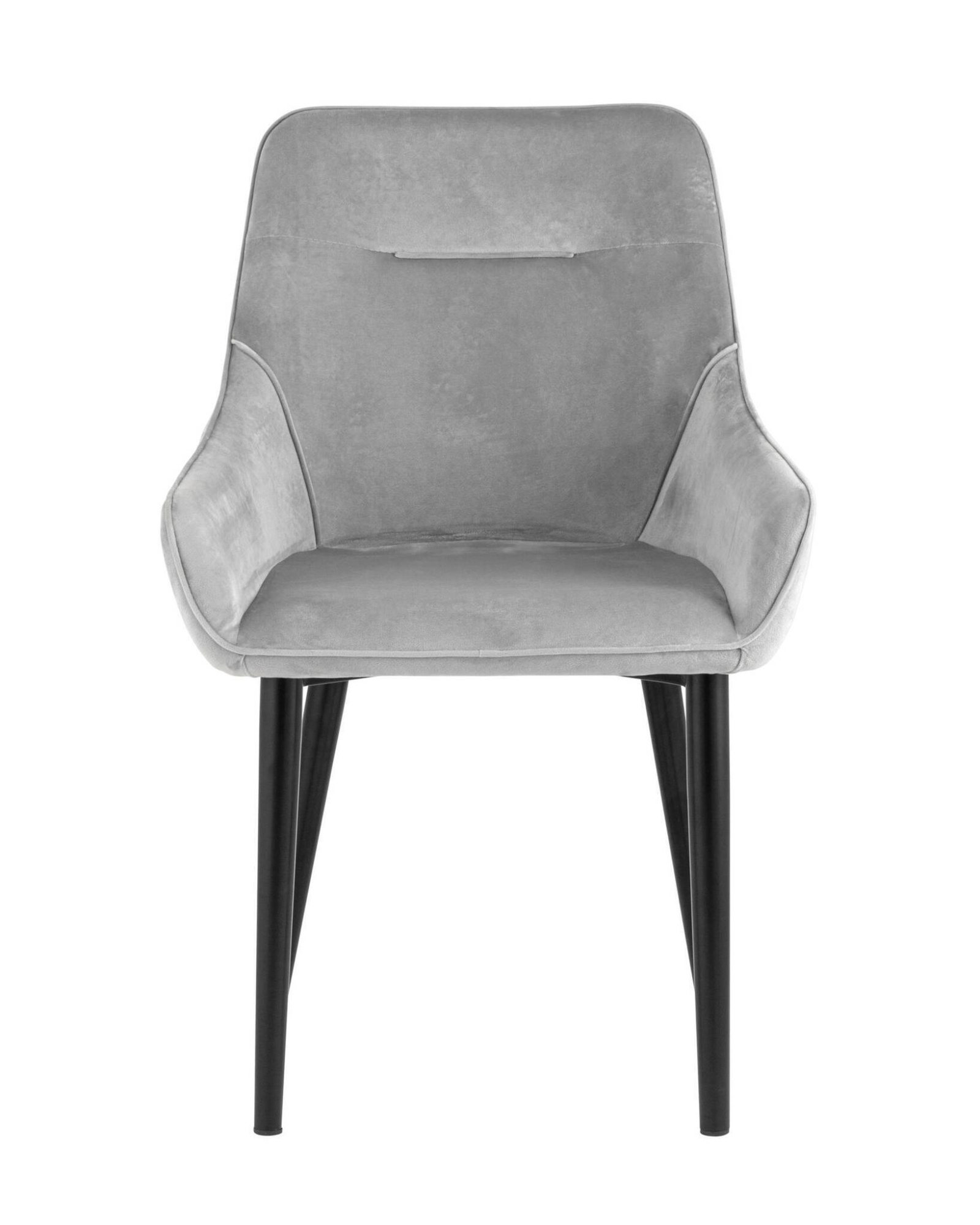 Стул Джоан велюр светло-серый Stool Group