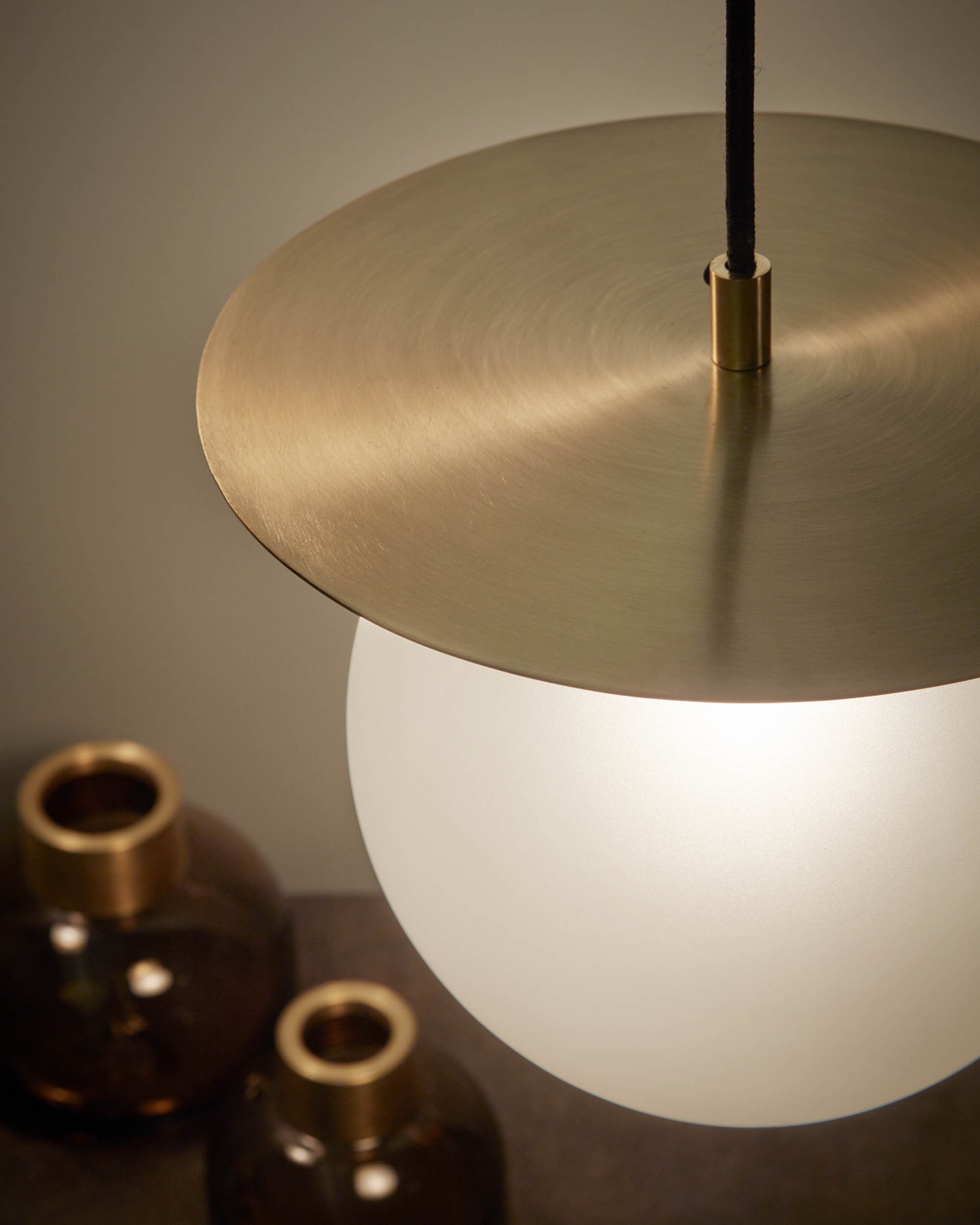 Подвесной светильник Manz латунь La Forma (ex Julia Grup)