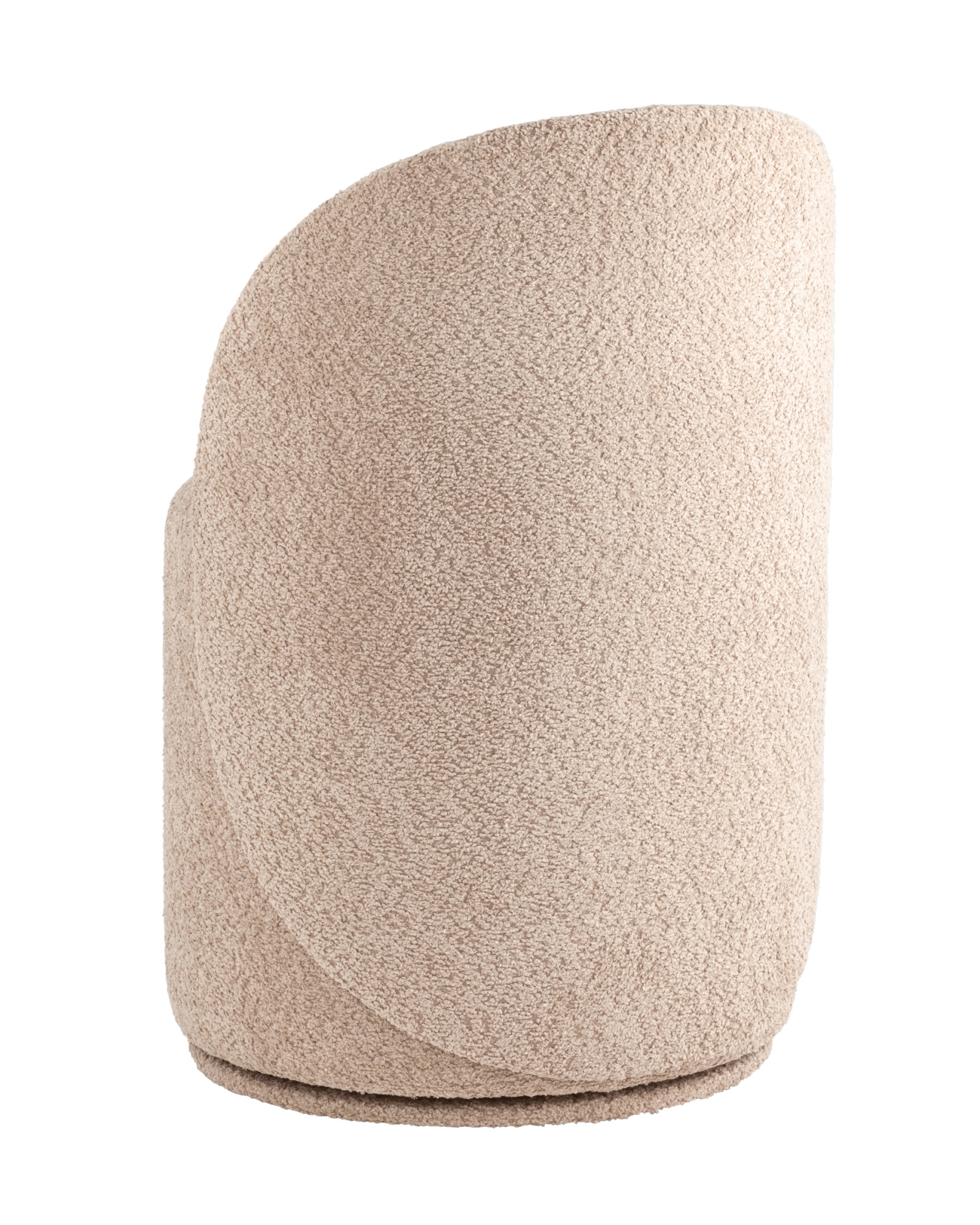 Пуф Loreen вращающийся букле капучино Stool Group