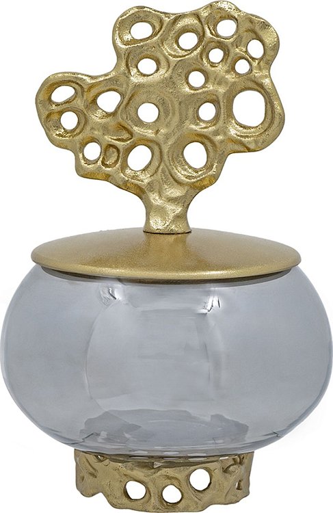 Чаша с крышкой Glasar 83151