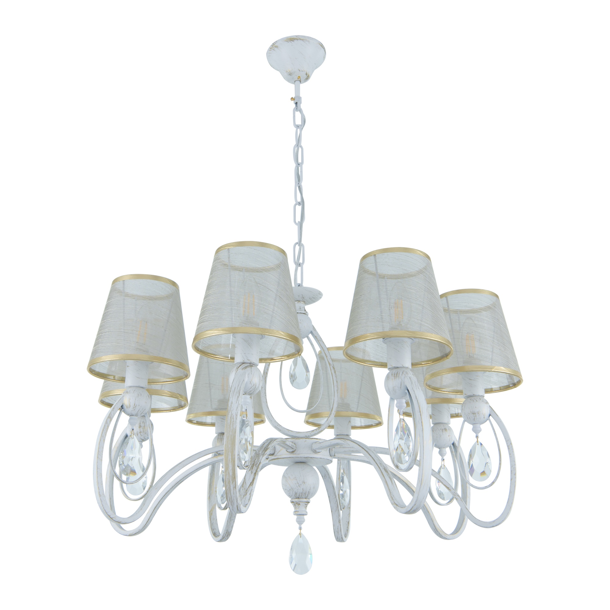 Люстра 347203/8 WT+G Arte Milano