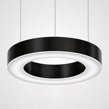 Люстра Light Ring Horizontal D30 Черный by ImperiumLoft