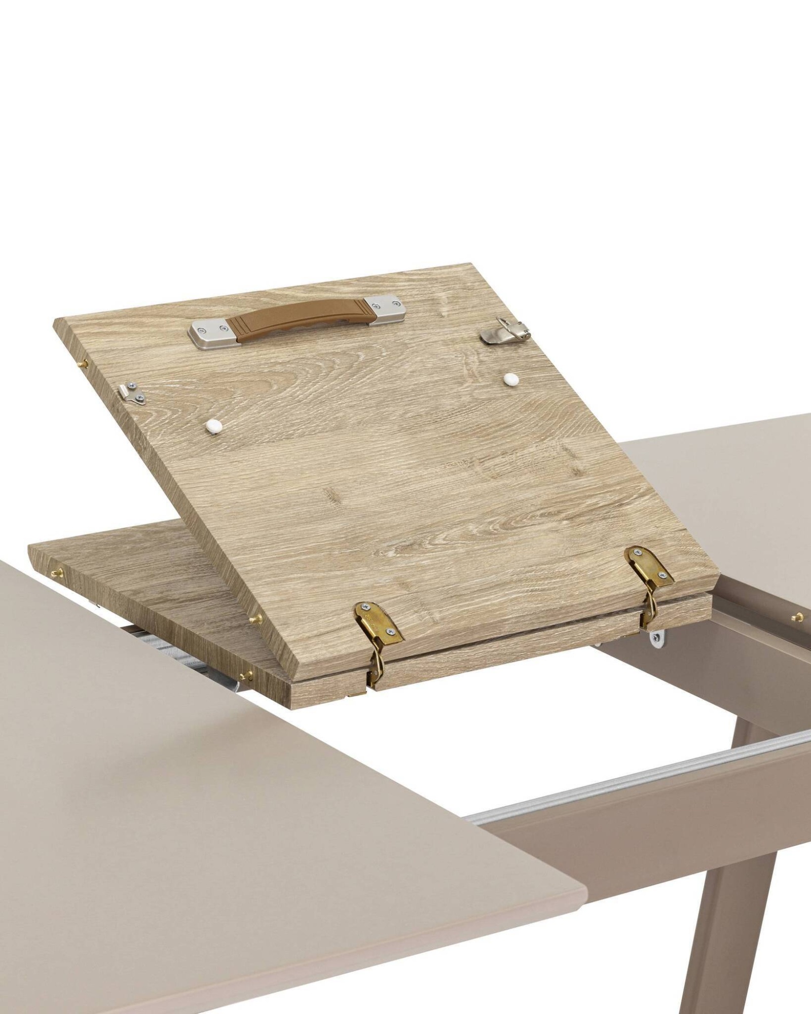 Стол обеденный Детройт раскладной 120-160*80 бежевый Stool Group