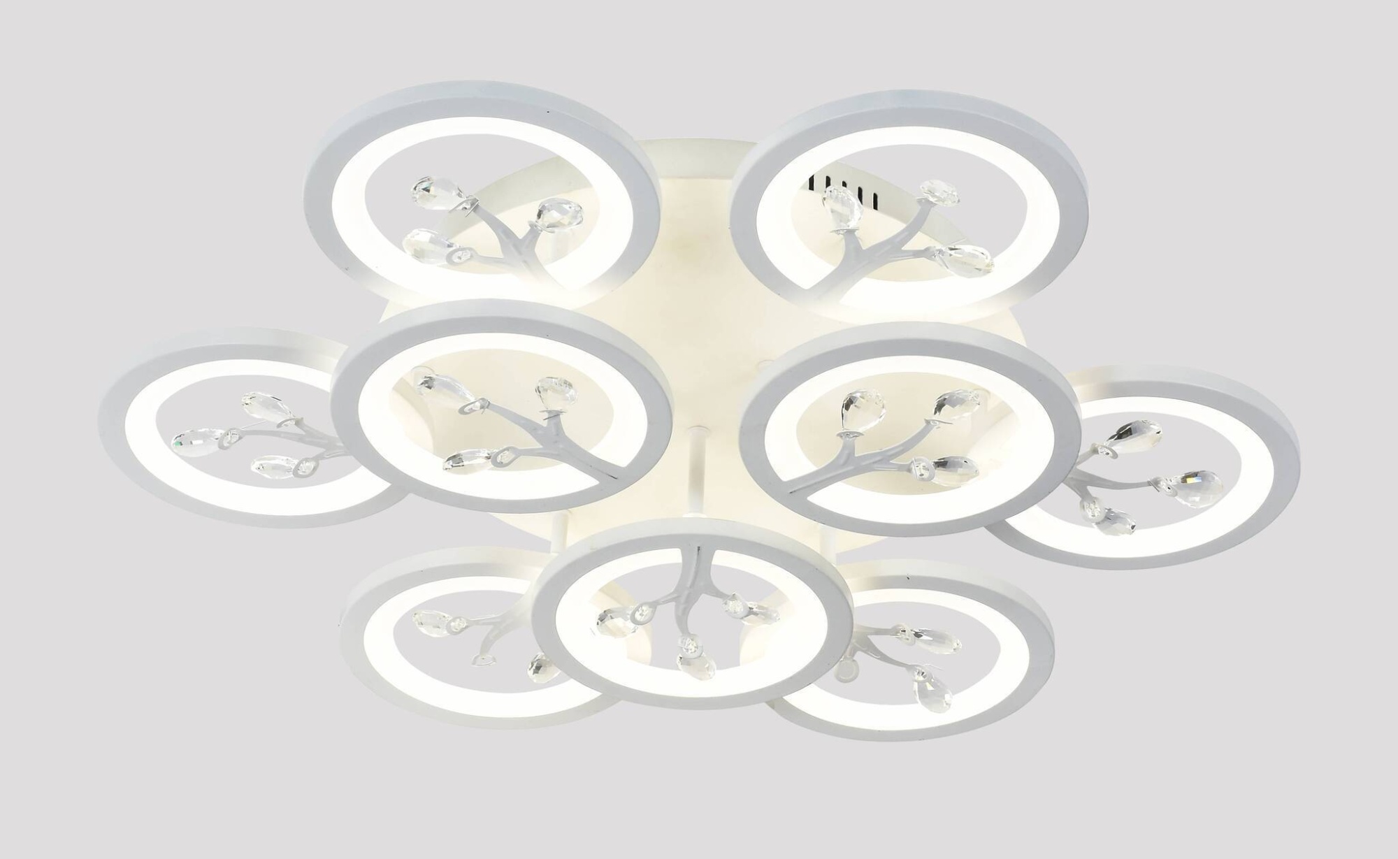 Светодиодная потолочная люстра с пультом Moderli V2861-CL Rondi LED 198W