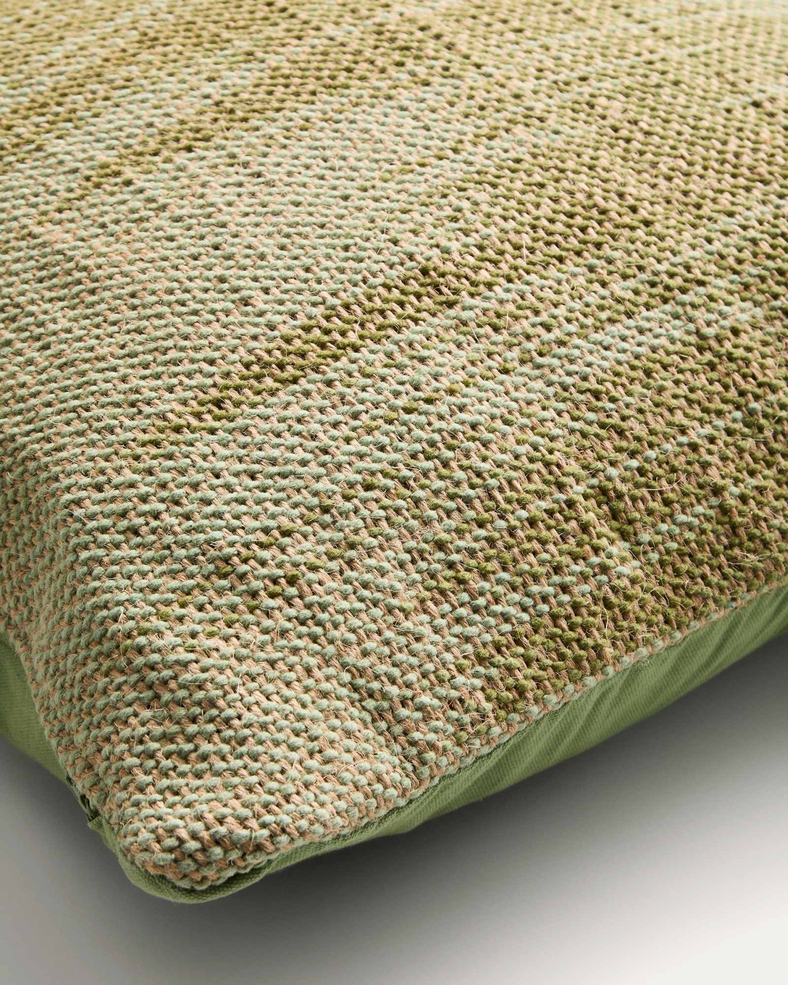 Чехол для подушки Liroda из джута с зеленым узором икат, 50 x 50 см La Forma 481455