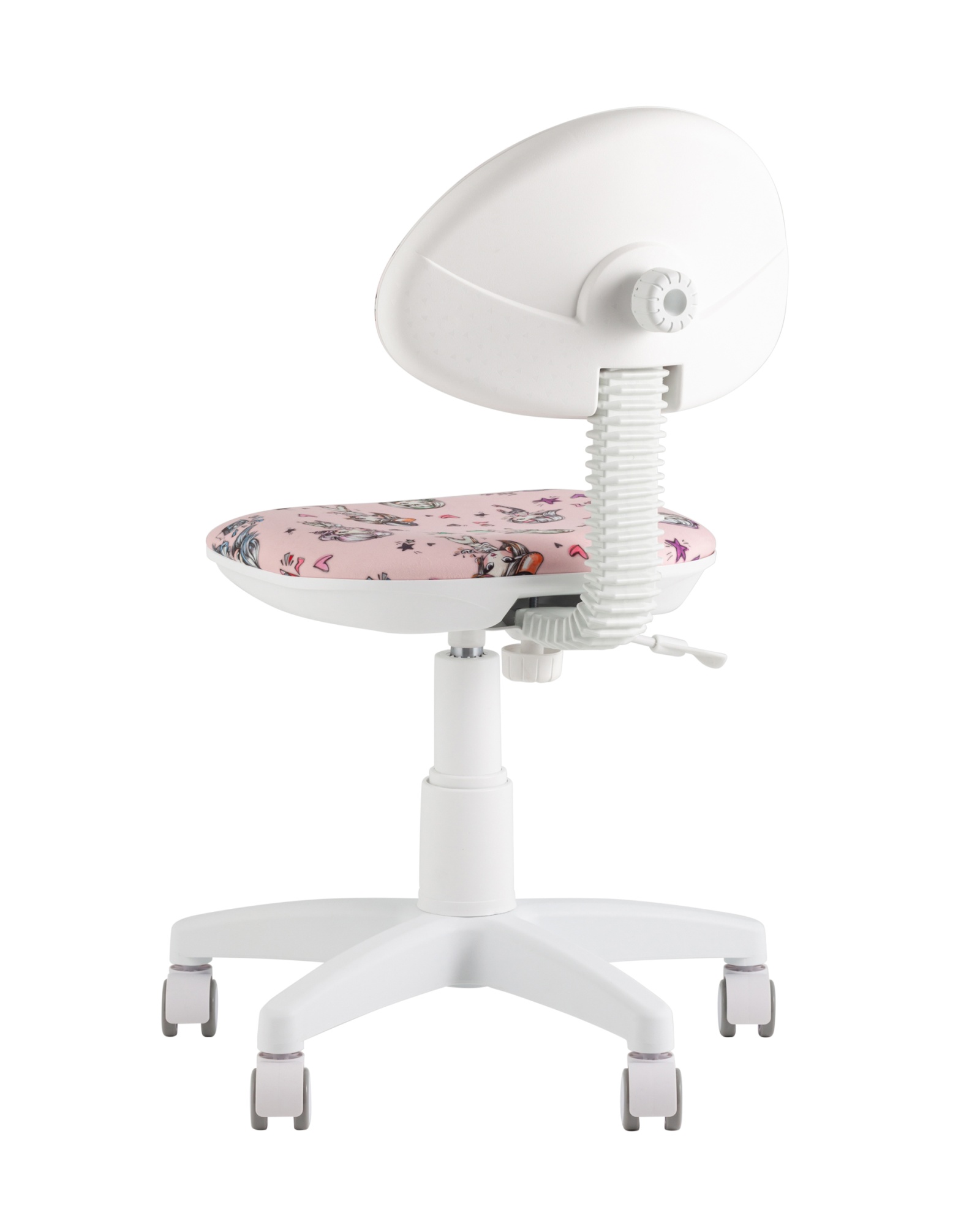 Кресло компьютерное детское УМКА Girls пластик белый Stool Group