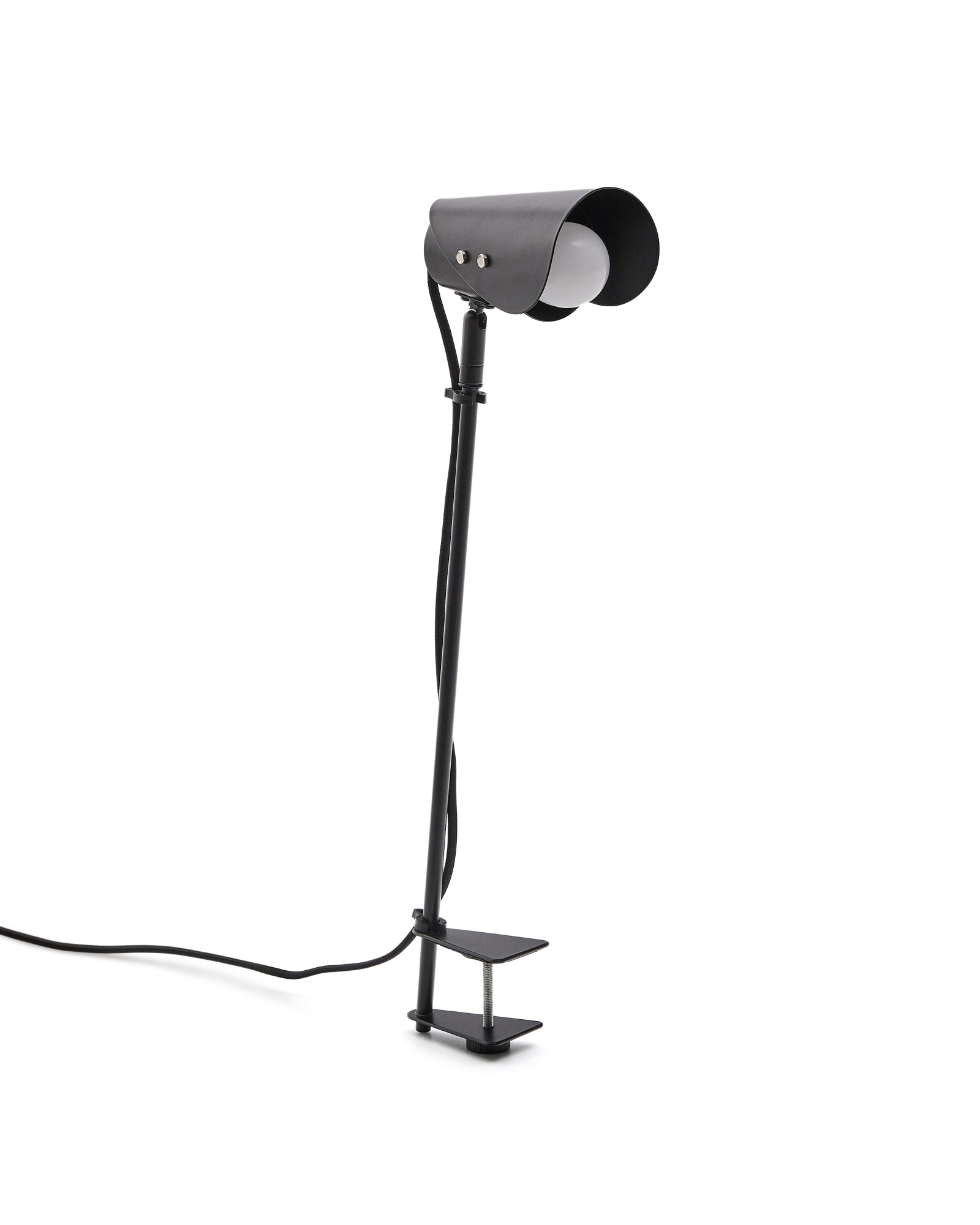 Настольная лампа Jula с зажимом из черного металла La Forma (ex Julia Grup)