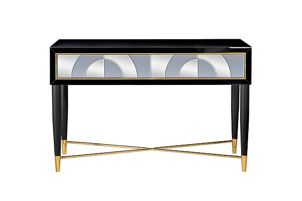 Консоль зеркальная с двумя ящиками Garda Decor KFG122