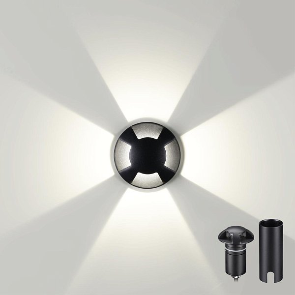 Встраиваемый грунтовый светильник Odeon Light 6662/3GL